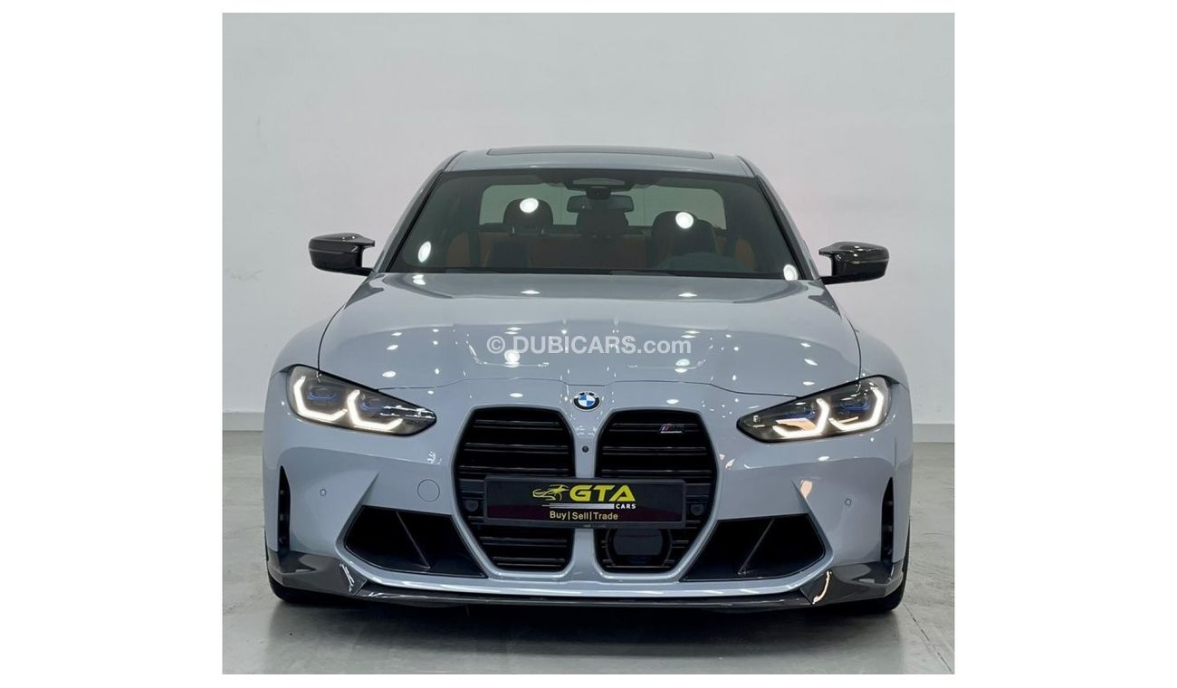 بي أم دبليو M3 2021 BMW M3 COMPETITION, (Special Color), Full Carbon Fiber, 2026 BMW Warranty-Service Contract, GCC