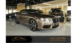 Bentley Continental GTC 2015 BENTLEY !! CONTINENTAL GTC V8 !!! WITH TWO TONE DIAMOND INTERIOR FINISH !!!