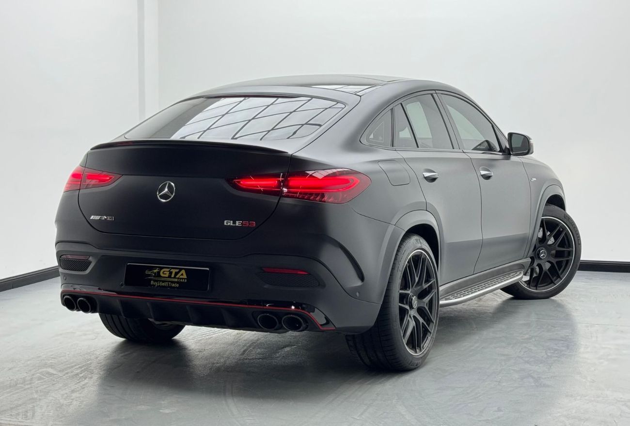 مرسيدس بنز GLE 53 AMG كوبيه 2024 Mercedes-AMG GLE 53 4MATIC+, Night Pack, Fully Loaded, 2029 Agency Warranty+ Service Contract,