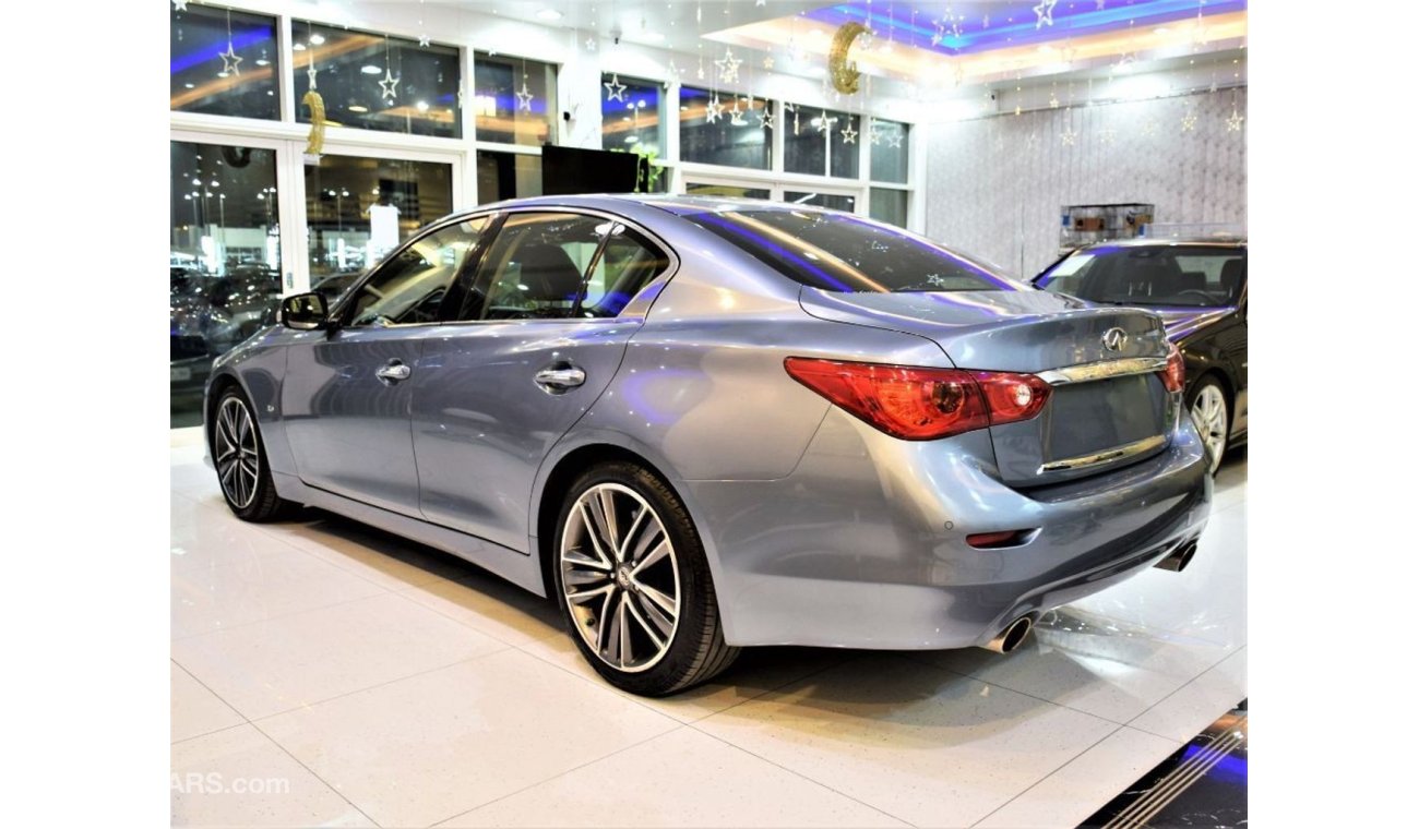 إنفينيتي Q50 AMAZING Infiniti Q50S 3.7 2014 Model!! in Light Blue Color! GCC Specs