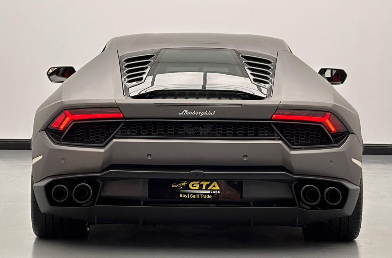 لامبورغيني هوراكان 2016 Lamborghini Huracan LP-580-2 Coupe, Lift Kit, Lamborghini Full Service History, GCC