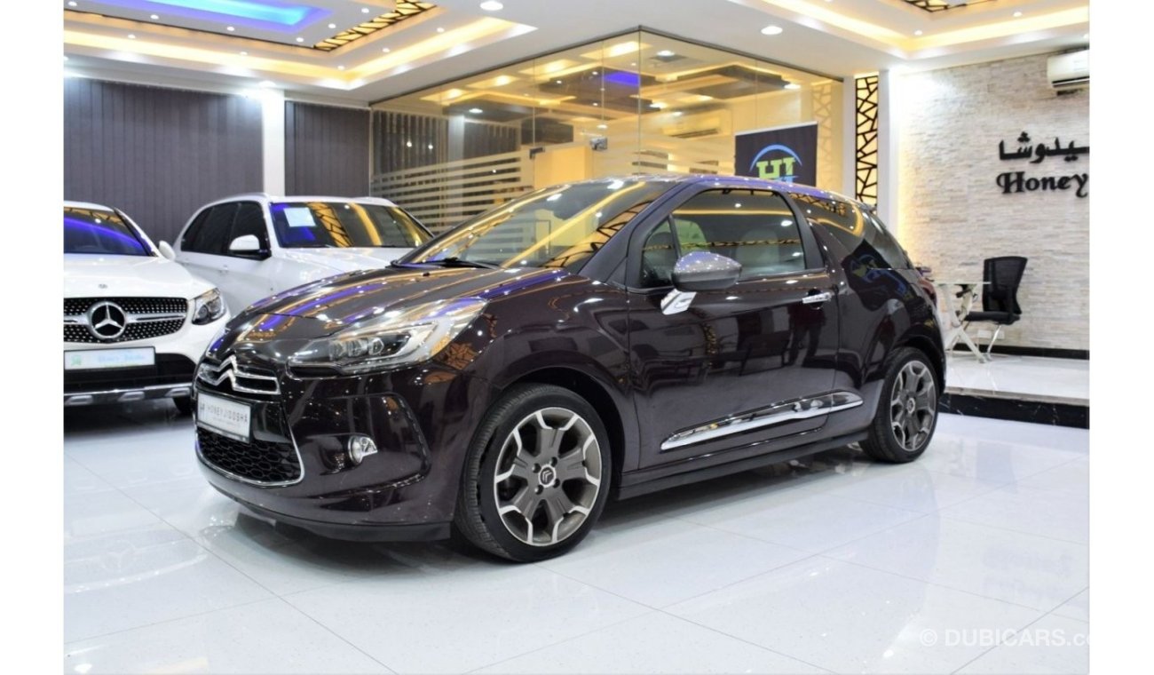 Citroen DS3 EXCELLENT DEAL for our Citroen DS3 ( 2015 Model! ) in Purple Color! GCC Specs