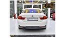 BMW 428i EXCELLENT DEAL for our BMW 428i M-Kit ( 2016 Model ) in White Color GCC Specs