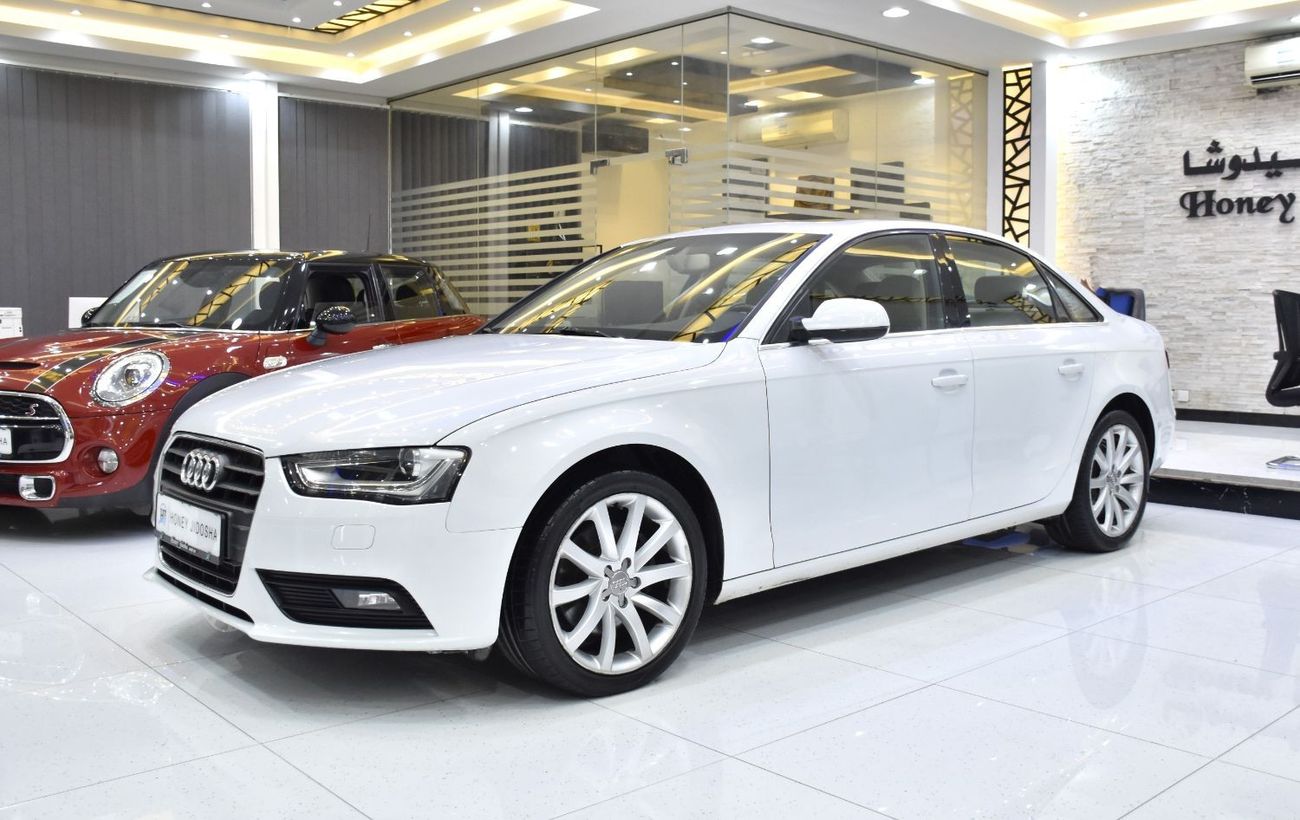 أودي A4 EXCELLENT DEAL for our Audi A4 ( 2014 Model ) in White Color GCC Specs
