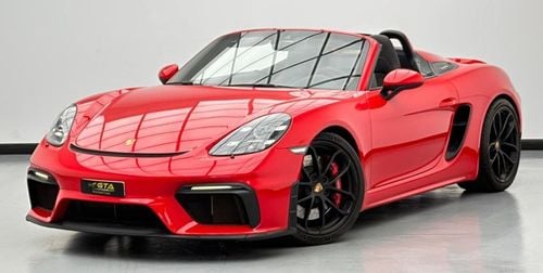 Porsche 718 Spyder 2020 Porsche 718 Spyder, 2028 Porsche Warranty, Porsche Full Service History, GCC