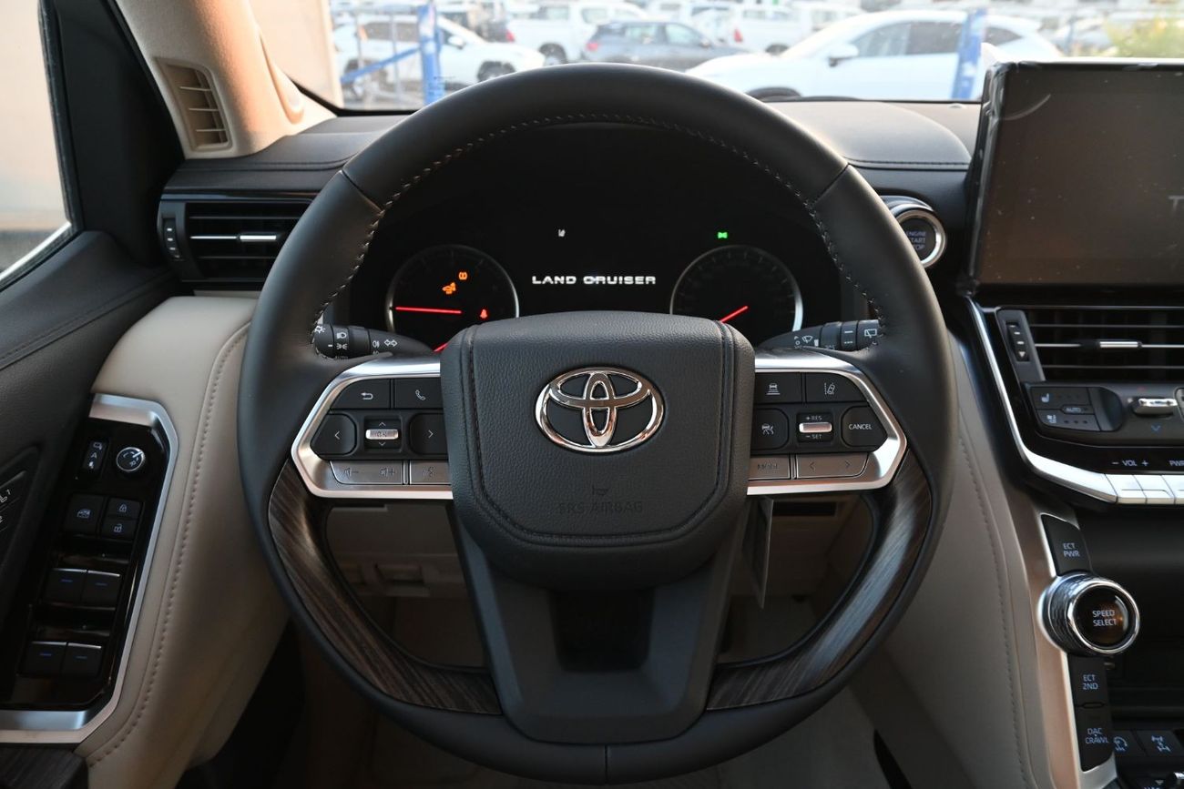 تويوتا لاند كروزر Toyota Land Cruiser VX 4.0L V6 Petrol, 4WD, Model 2024, Color White