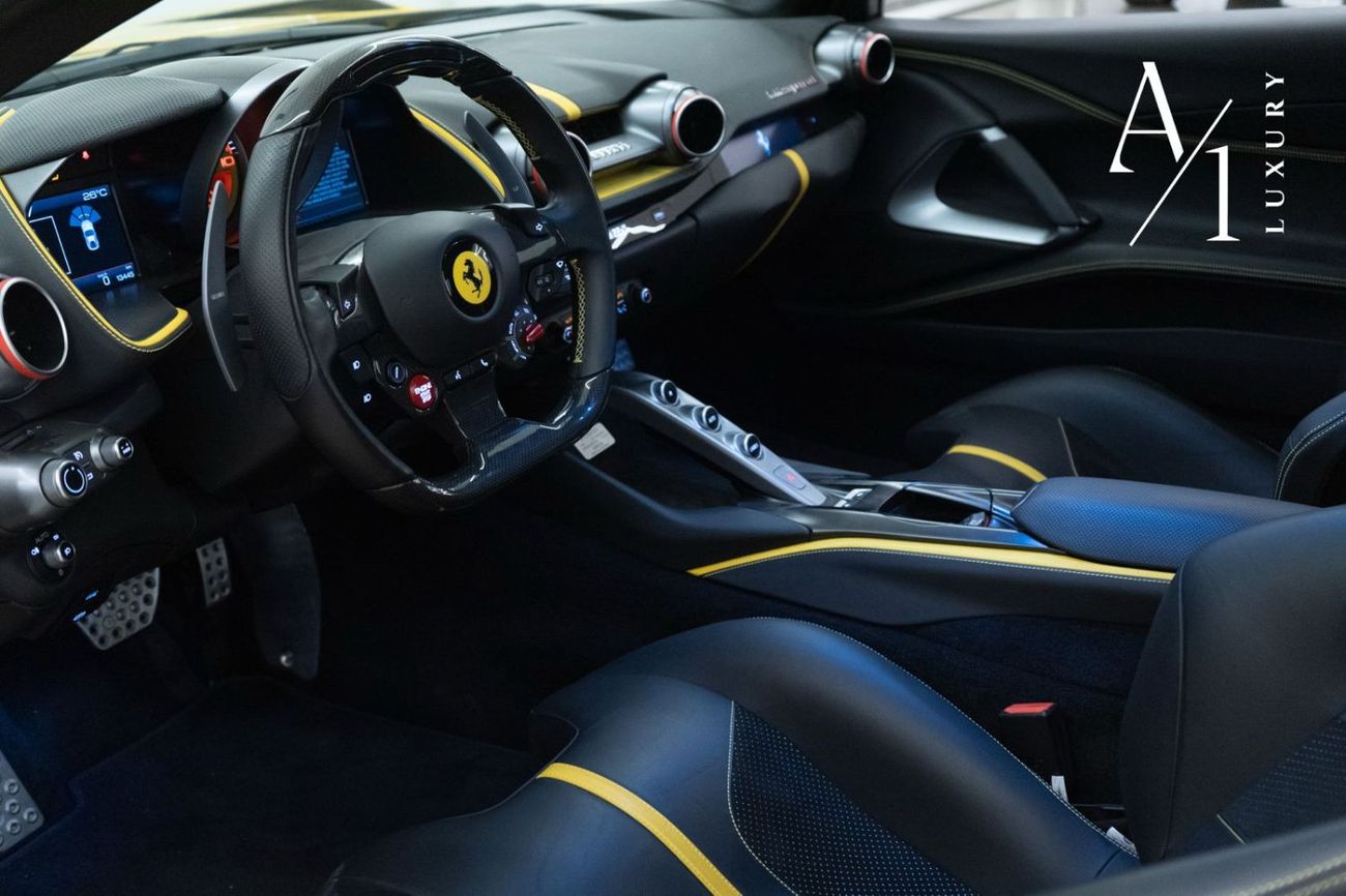 Ferrari 812 Superfast N-LARGO By Novitec 2018 Ferrari 812 SuperFast, N-LARGO By Novitec, 1 of 18 Limited Edition, Giallo M