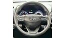 Hyundai Kona 2023 Hyundai Kona Smart, August 2027 Hyundai Warranty, Hyundai Full Service History, GCC