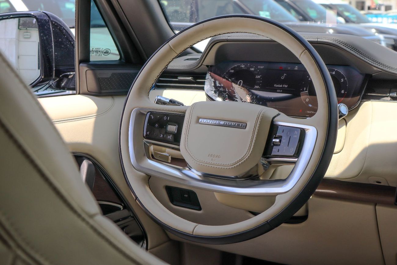 Land Rover Range Rover 2022 Land Rover Range Rover Autobiography (5.0L Supercharged V8) in black color: