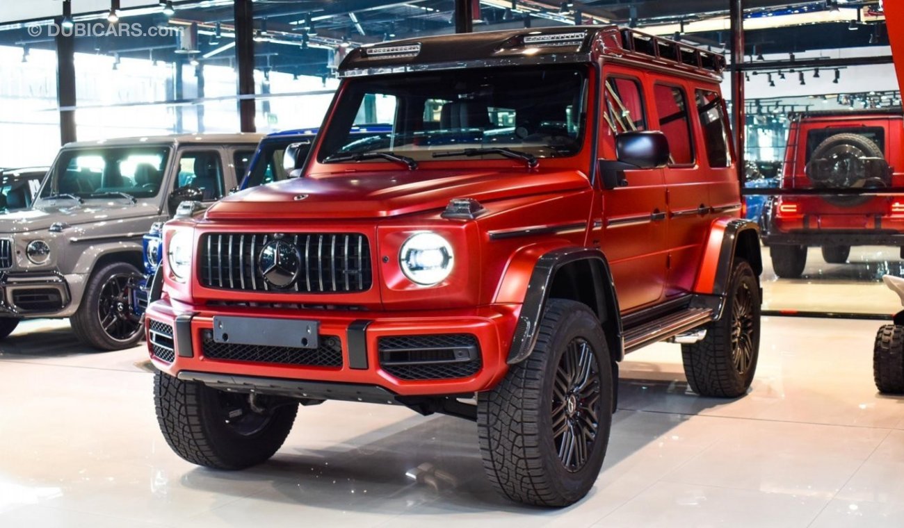 مرسيدس بنز G 63 AMG 4X4² BRAND NEW MERCEDES - BENZ G63 4X4 SQUARED 2023 RED MATE COLOR