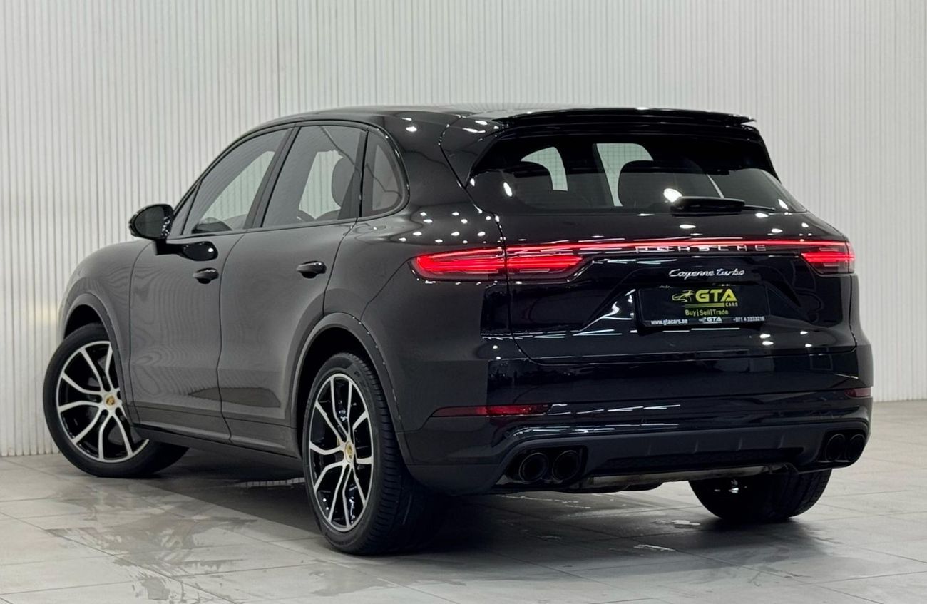 بورش كايان Turbo 4.0L (550 HP) 2019 Porsche Cayenne Turbo, Warranty, Full Porsche Service History, Carbon Fiber
