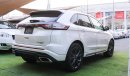 Ford Edge Model 2015, American import, white color, panorama, fingerprint, installed, in excellent condition,