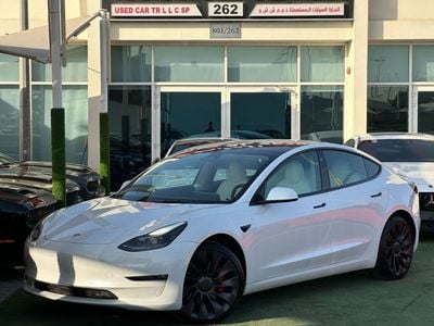 Tesla Model 3 TESLA MODEL 3 GCC PERFORMANCE 2022 FULL OPTION ORIGINAL PAINT UNDER WARRANTY