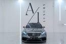 مرسيدس بنز S 63 AMG 2018 Mercedes S63, V8 Biturbo 4Matic+, Warranty, Excellent Condition, Korean Specs
