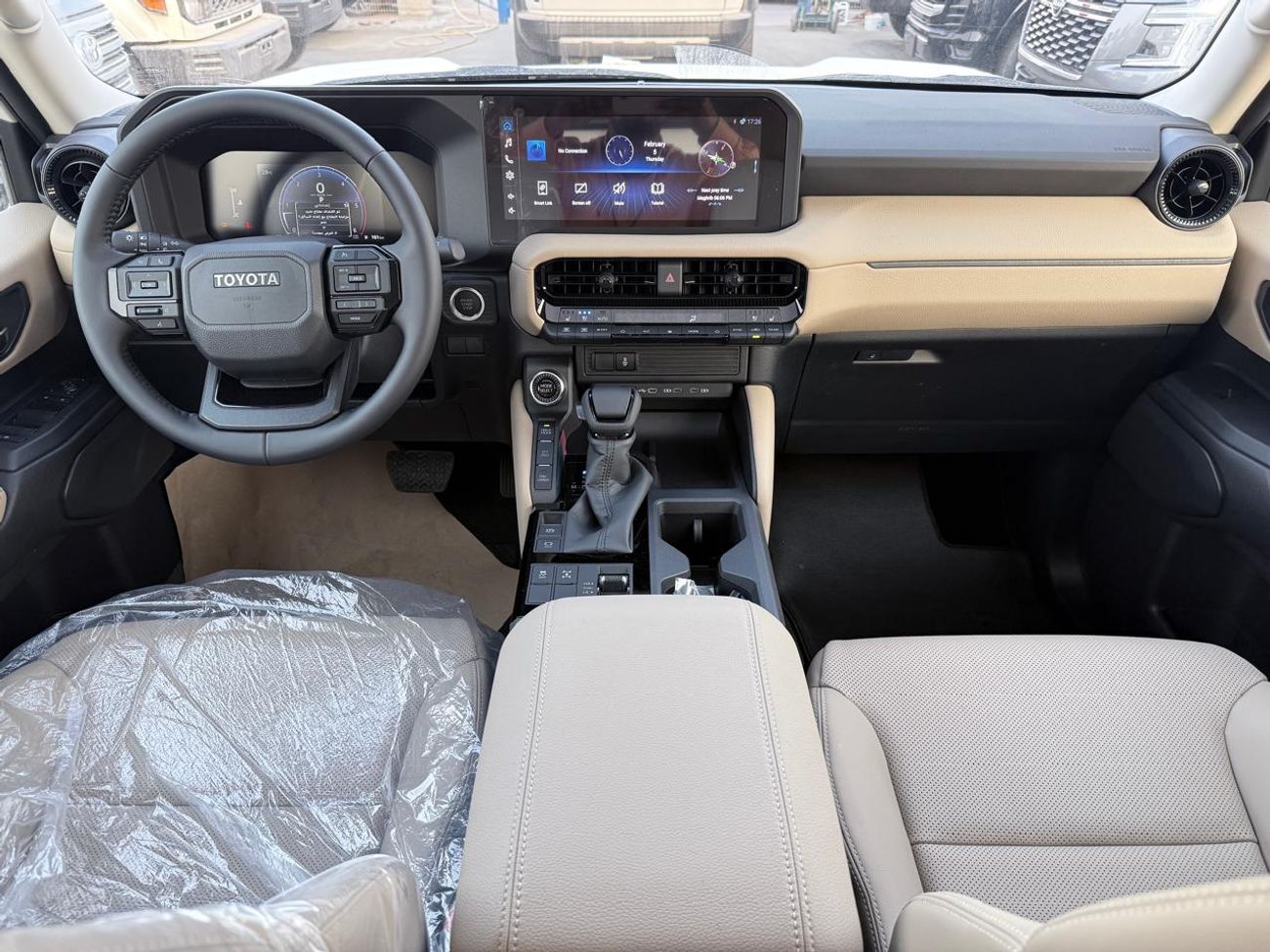 Toyota Prado Toyota Prado 2.8L 2026 Mid All Rounder White Diesel Inside Beige