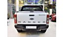 Ford Ranger ( AGENCY WARRANTY *ORIGINAL PAINT ( صبغ وكاله )* ) Ford Ranger WildTrak 4x4 2017 Model!! Silver Colo