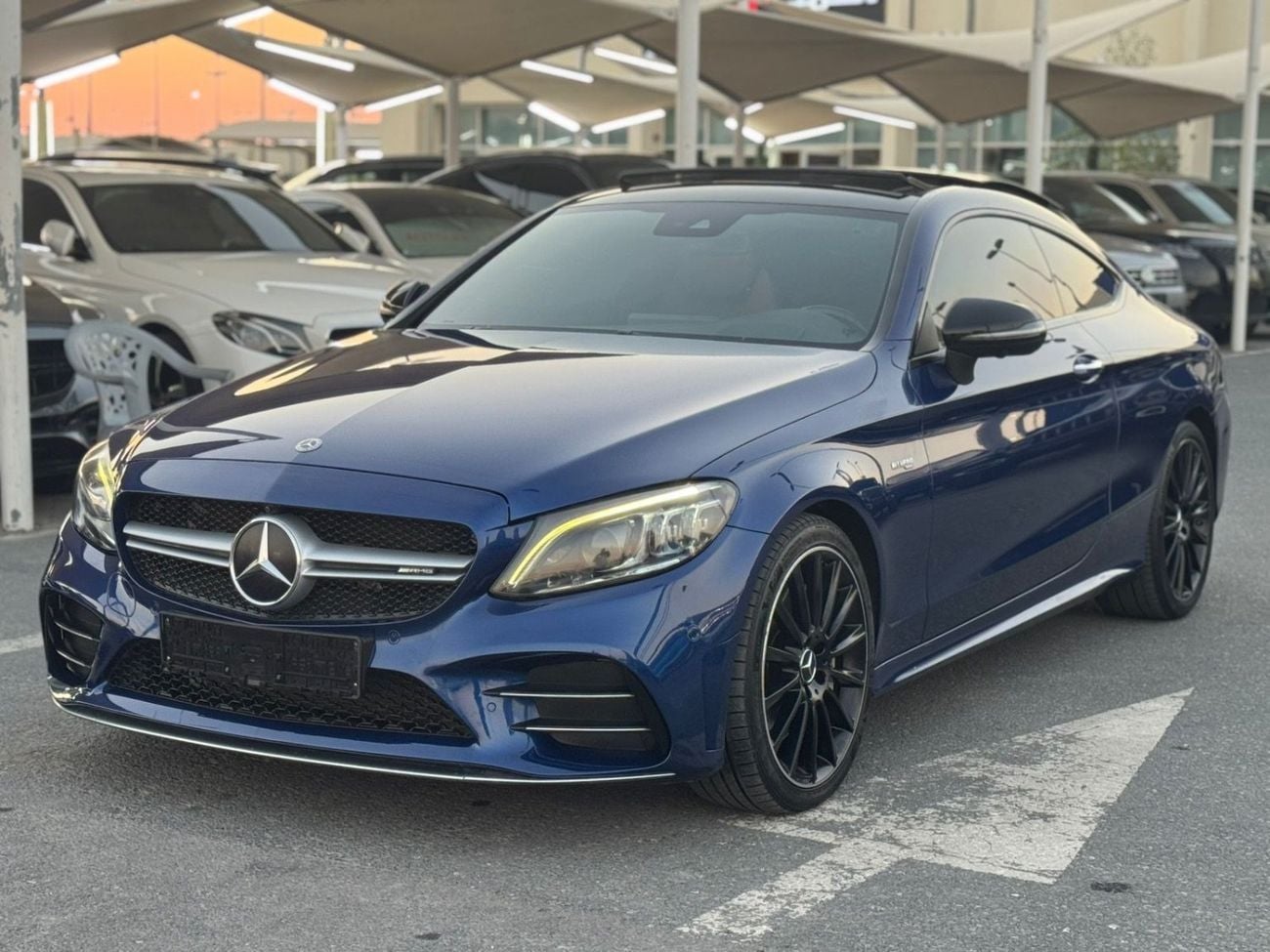 مرسيدس بنز سي 43 ايه ام جي C43 coupe  3.0L V6 full option best price!!!!!