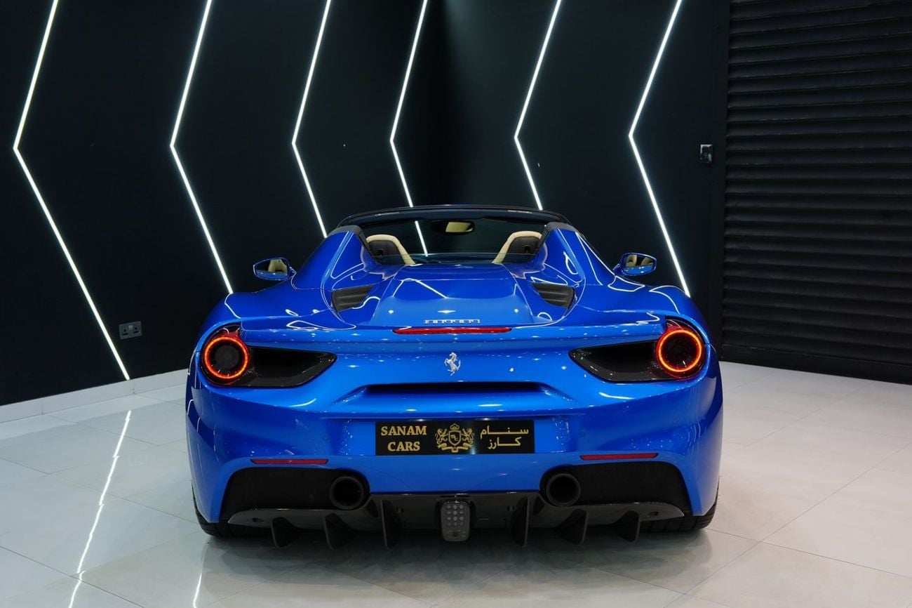 فيراري 488 سبايدر STANDARD حزمة الكربون، رافع نظام التعليق، نظام صوت JBL، مقاعد دايتونا!!