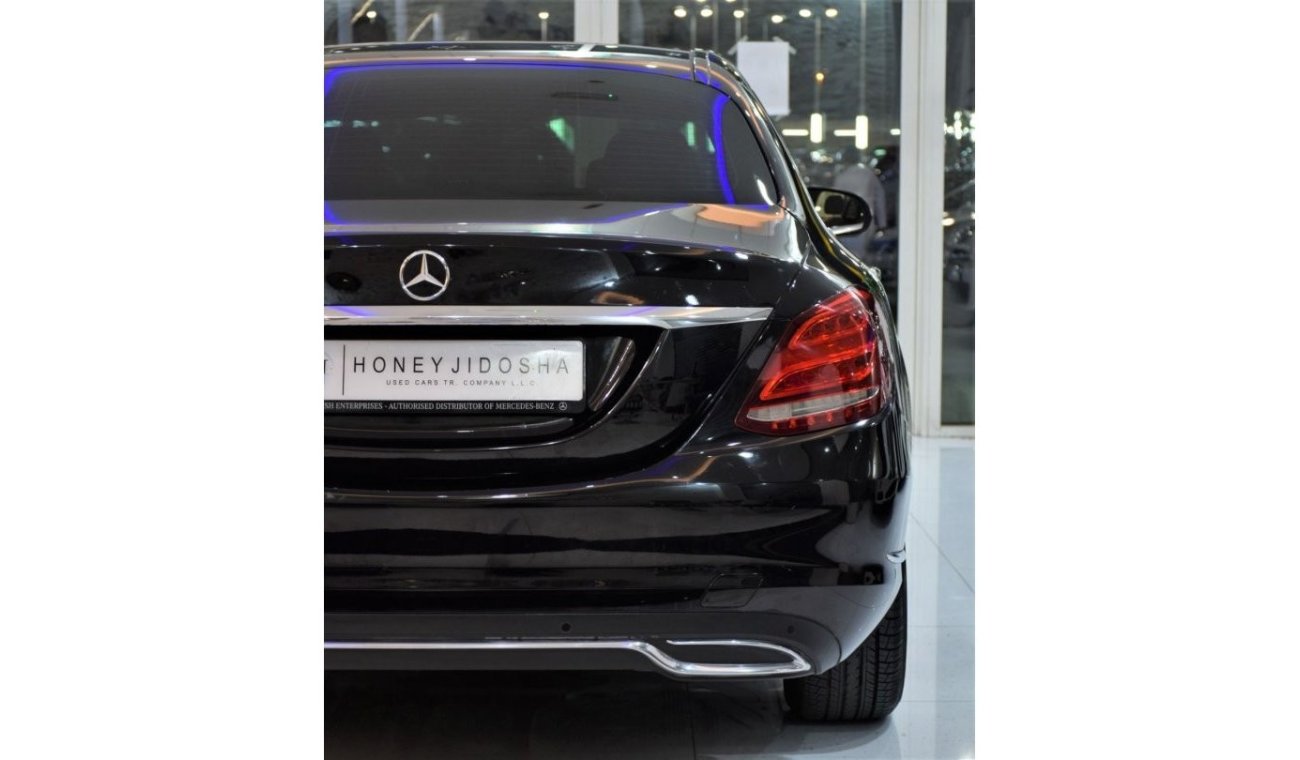 مرسيدس بنز C200 EXCELLENT DEAL for our Mercedes Benz C200 ( 2015 Model! ) in Black Color! GCC Specs