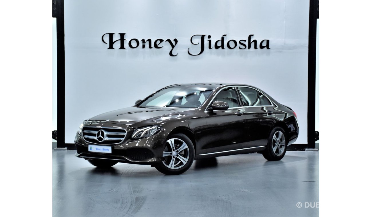 مرسيدس بنز E200 EXCELLENT DEAL for our Mercedes Benz E200 ( 2017 Model ) in Brown Color GCC Specs