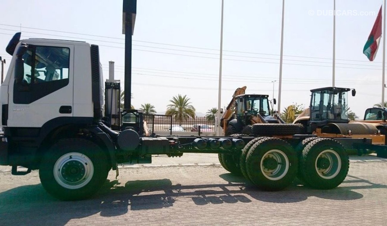 إيفيكو تراكر Iveco Trakker AD380T38H 6X4, Automatic transmission, vertical exhaust fitted with 18 cbm Atlas Tippe