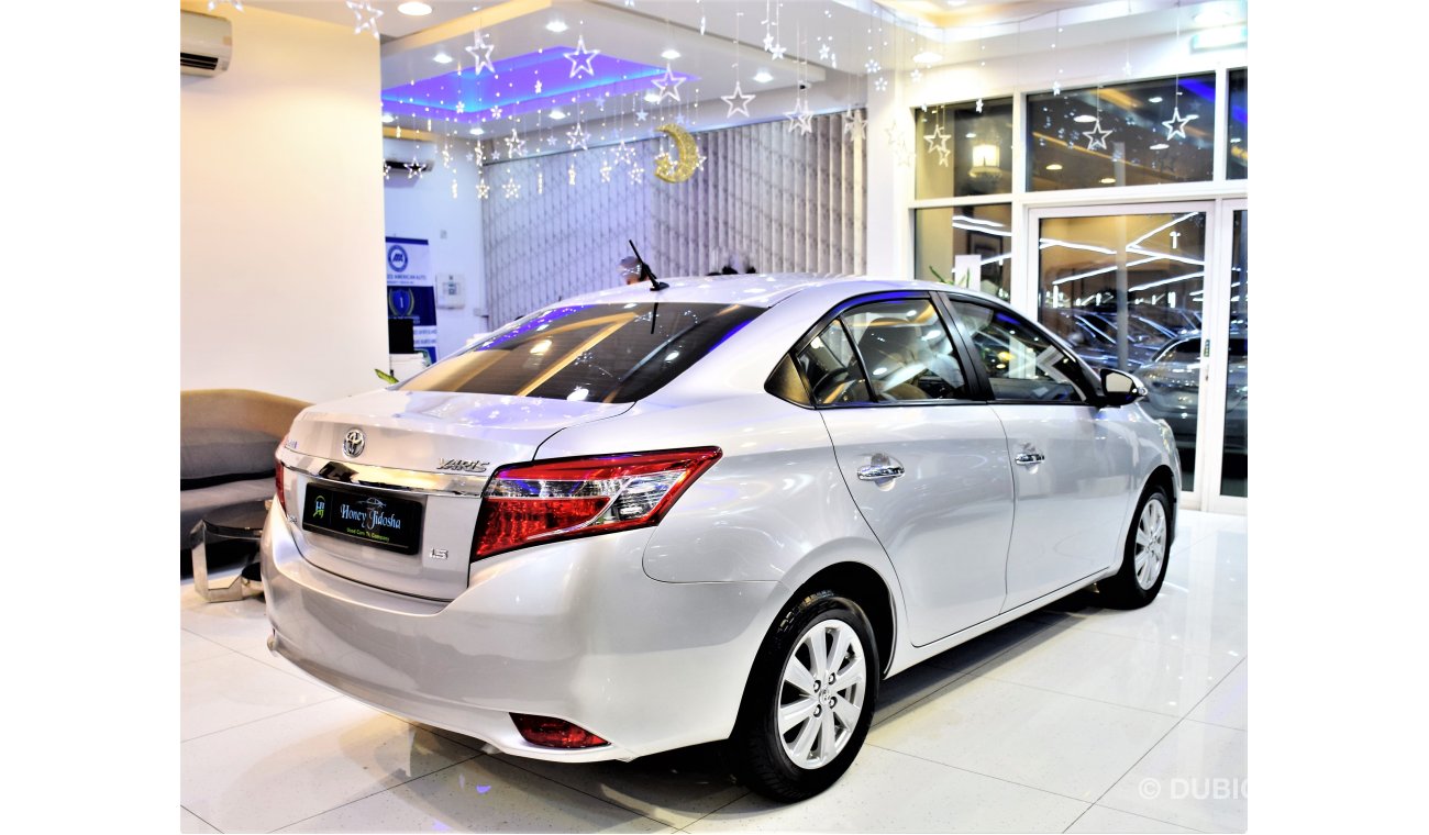 Toyota Yaris ONLY 38000KM !! AMAZING Toyota Yaris 2016 Model!! in Nice Silver Color! GCC Specs