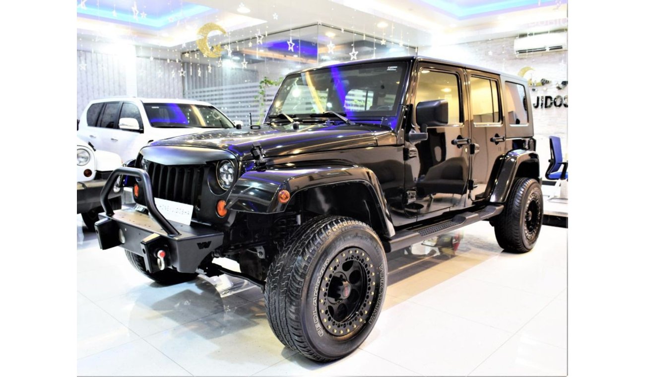 Jeep Wrangler Amazing Jeep Wrangler SAHARA 2009 Model!! in Black Color! GCC Specs