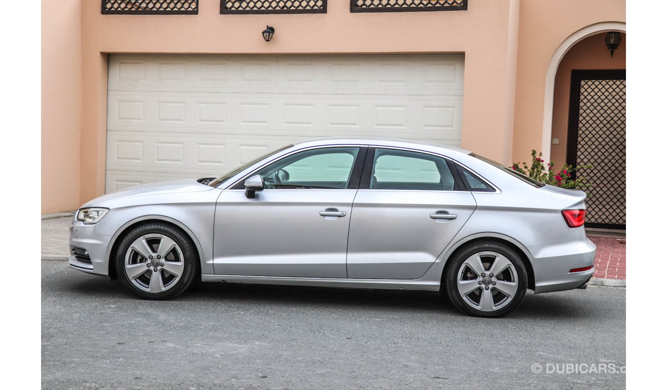 Audi A3 35TFSI 2016 GCC under Warranty with Zero Down-Payment.