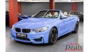 BMW M4 CABRIOLET | 2016 | GCC | UNDER WARRANTY