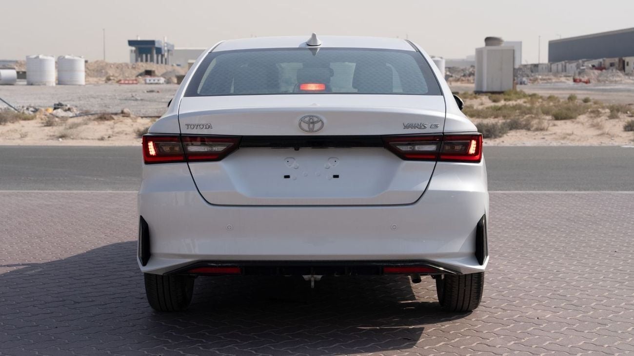 Toyota Yaris G 1.5 - Platinum White Pearl Inside Dark Brown | Export Only