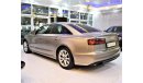 أودي A6 ORIGINAL PAINT ( صبغ وكاله ) AUDI A6 V6-FSi QUATTRO 2016 Model!! in Beige Color! GCC Specs