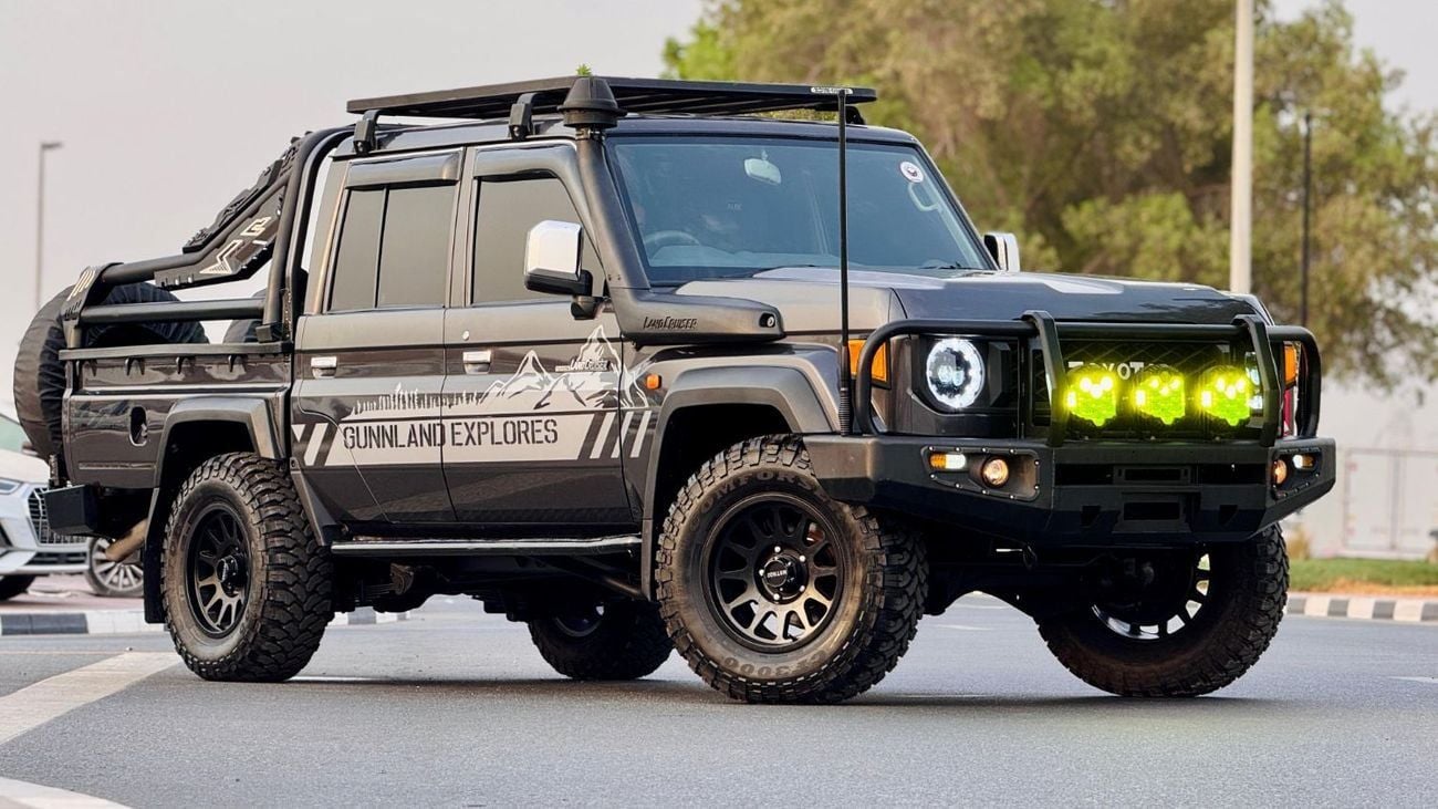 Toyota Land Cruiser Pick Up MODIFIED TO 2024 MODEL | DOUBLE CABIN | MANUAL TRANSMISSION | RHD | 2016 | Back Swing Double Spare W