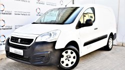 Peugeot Partner 1.6L VAN MANUAL 2019 GCC WITH AGENCY WARRANTY UP TO 2023 OR 200,000 KM