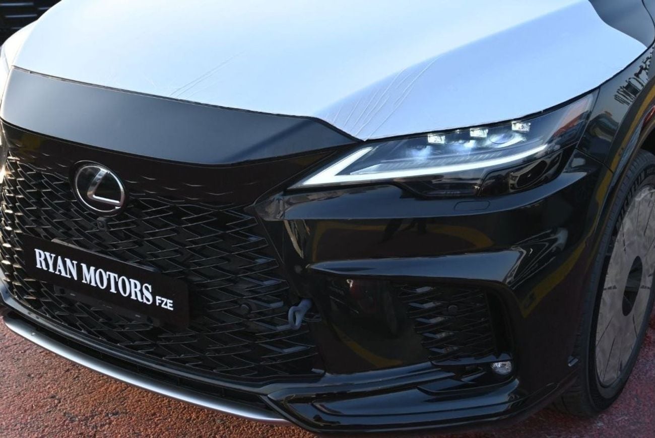 لكزس RX 500h Lexus RX500h F-Sport 2.4L, In-line 4-cylinder Turbo Hybrid, AWD, CUV Model 2025, Color Black