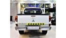 ميتسوبيشي L200 Sportero 2015 Model! In White Color Pickup! GCC Specs ONLY 41000 KM!