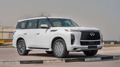 إنفينيتي QX80 2026 Infiniti QX80 Sensory 3.5L AT Petrol (White-Tan)