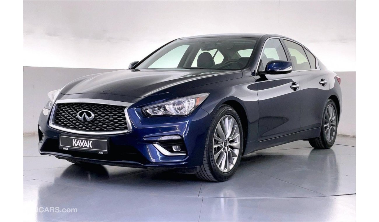 إنفينيتي Q50 Premium / Luxe | سنة ضمان مجانية | نسبة التمويل 1.99% | خالية من أضرار الفيضانات