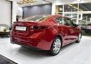 Mazda 3 EXCELLENT DEAL for our Mazda 3 ( 2017 Model ) in Red Color GCC Specs