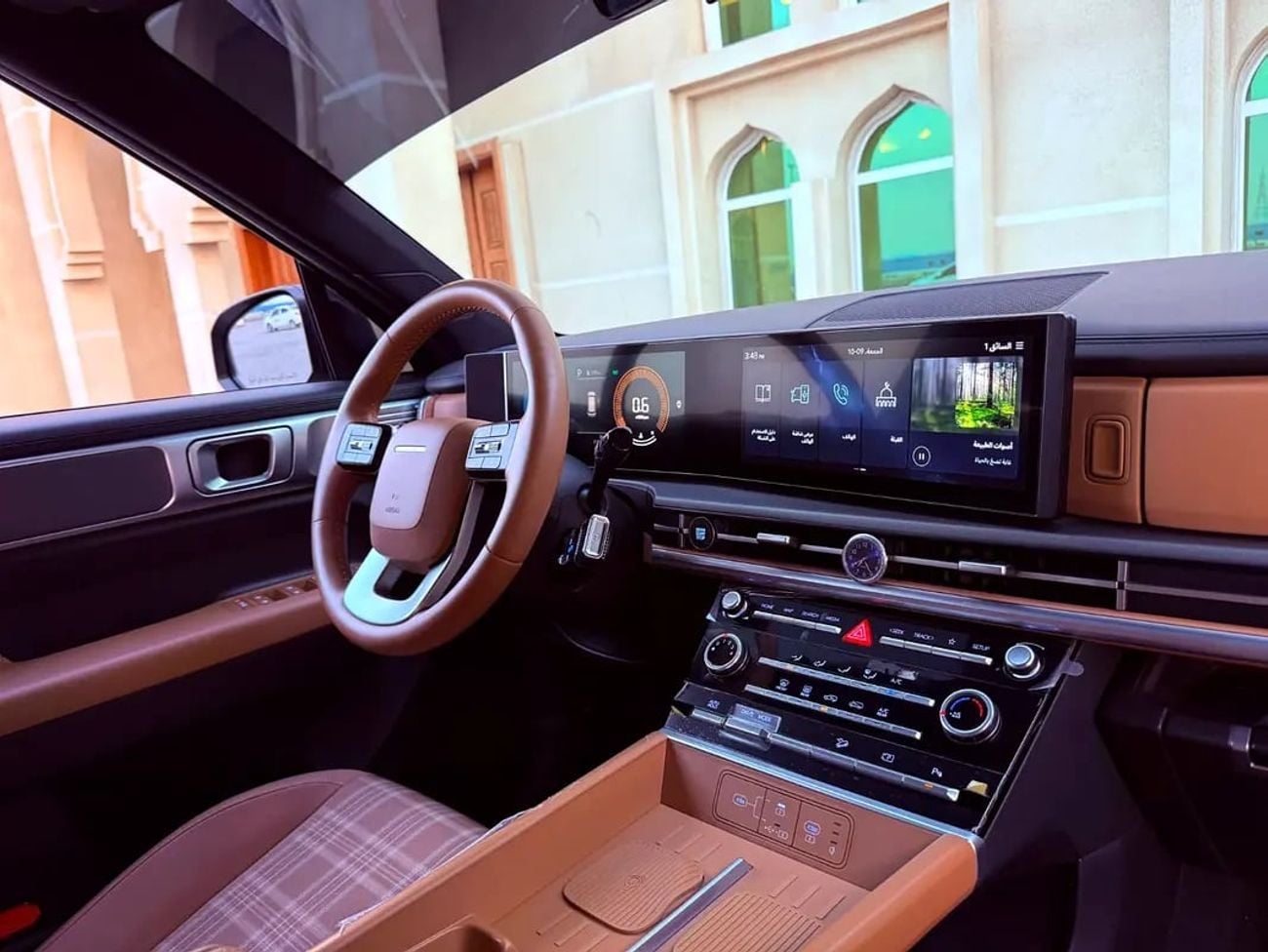Hyundai Santa Fe COMFORT هيونداي سانتافي تحت الضمان تشيكات وكالة صبغ وكالة Comfort GCC