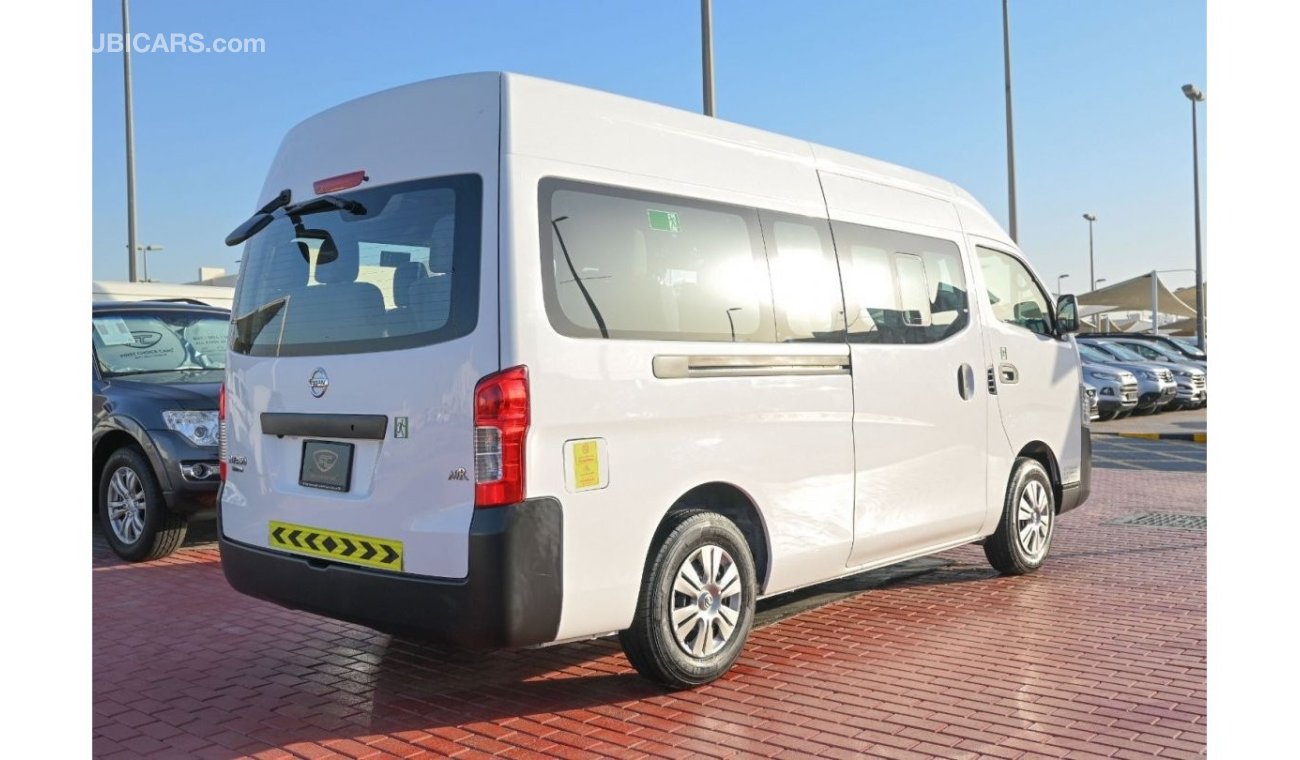 Nissan Urvan 2021 | NISSAN NV-350 URVAN MICROBUS HIGH-ROOF | 4-DOORS 13-SEATER | GCC | VERY WELL-MAINTAINED | SPE