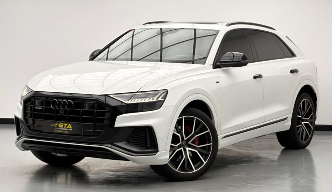 Audi Q8 2019 Audi Q8 55TFSI Quattro S-line, 1 Year Warranty Unlimited Km, Full Service History, GCC