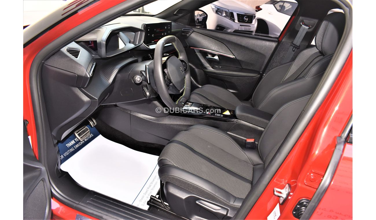 Peugeot 2008 AED 1519 PM | 1.2L GT TURBO GCC AGENCY WARRANTY UP TO 2026 OR 100K KM