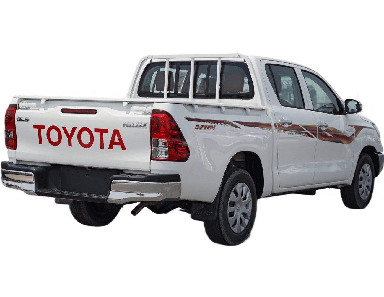 Toyota Hilux GLX ECTAKM001 - 2026 Toyota Hilux Single Cab Pick Up - 2.7L Petrol Auto 2wd – White with Red Interior
