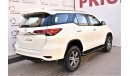 تويوتا فورتونر 2.7L EXR 7SEATER SUV 2017 GCC SPECS DEALER WARRANTY