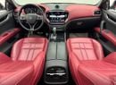Maserati Ghibli Modena 3.0L 2022 Maserati Ghibli Modena, Maserati Service History, 1 Year Warranty, GCC