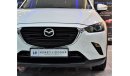 مازدا CX-3 EXCELLENT DEAL for our Mazda CX3 2019 Model!! in White Color! GCC Specs