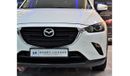 Mazda CX3 EXCELLENT DEAL for our Mazda CX3 2019 Model!! in White Color! GCC Specs