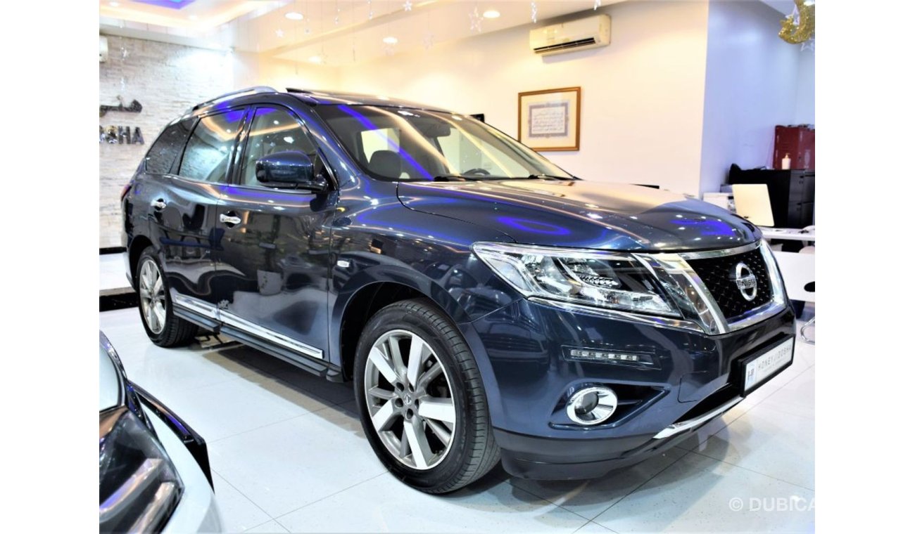 نيسان باثفايندر AMAZING Nissan Pathfinder SV 4WD 2016 Model!! in Dark Blue Color! GCC Specs