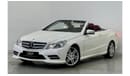 Mercedes-Benz E 350 Std 2013 Mercedes-Benz E350 Convertible, Full Mercedes History, Low kms, GCC