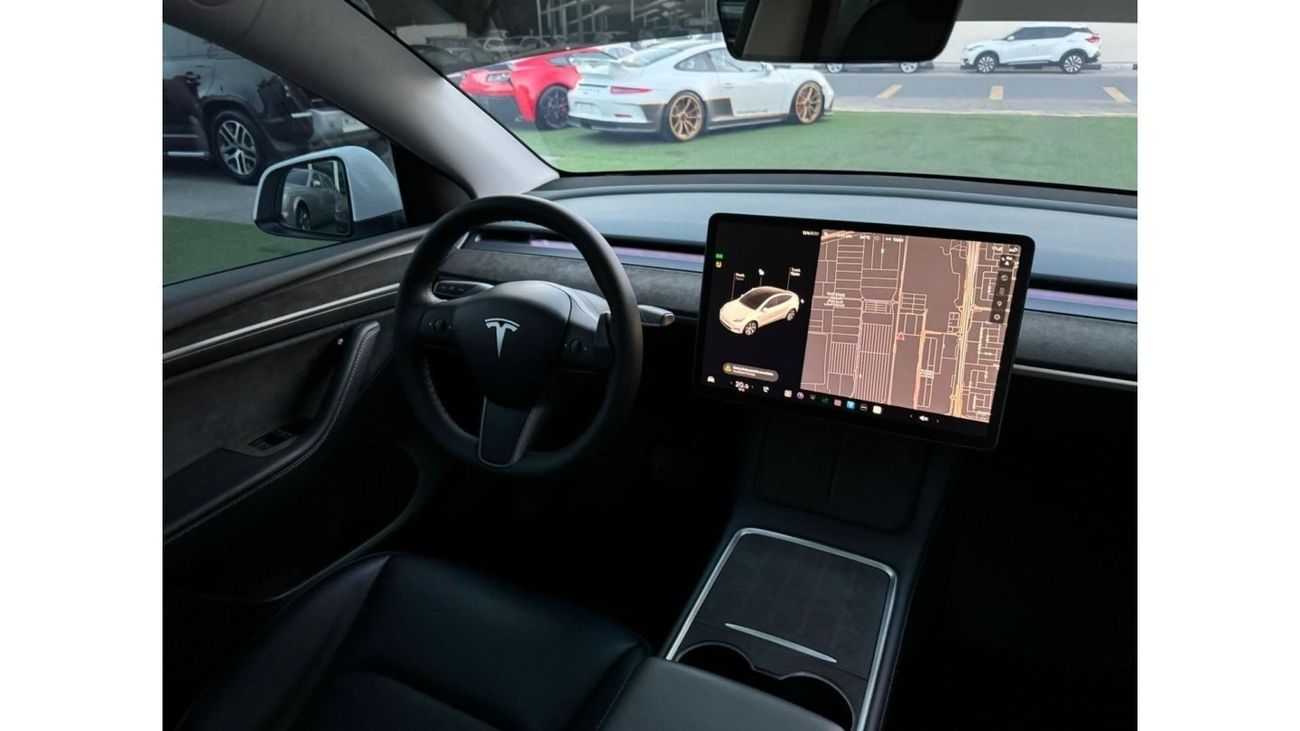 تسلا موديل Y تيسلا موديل Y لونج رينج اتو بايلت خليجي 2022  صبغ وكاله تشييكات وكاله داخل الضمان